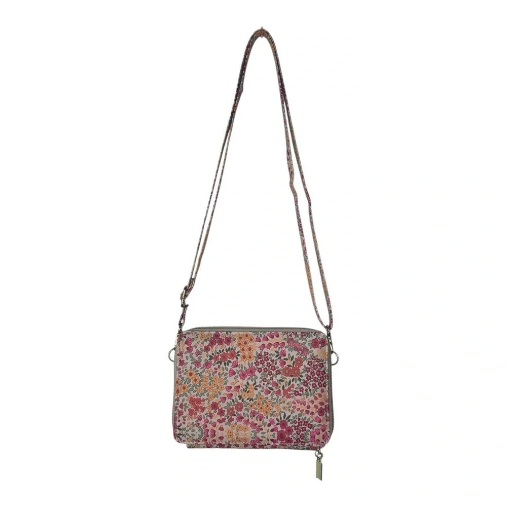 Mundi Floral Late Autumn Bloom Crossbody & Hip Hugger Bag With Safekeeper